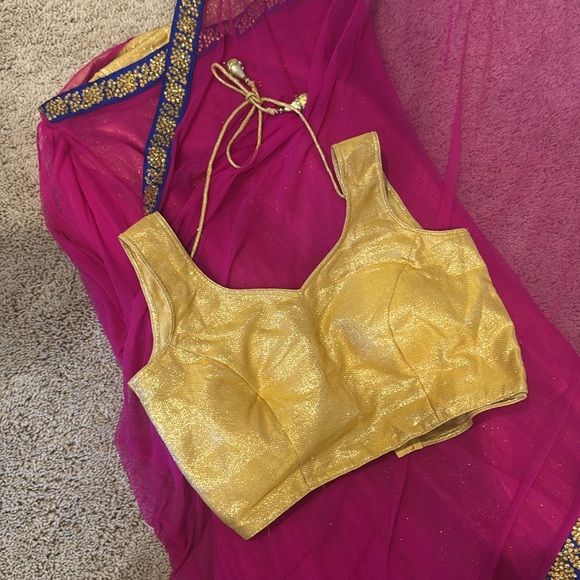 saree sari blouse included - Picture 3 of 4